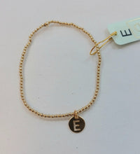 Load image into Gallery viewer, Enewton Initial 2mm Beaded Bracelets Respect Small Gold Disc