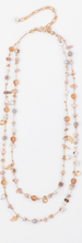 Load image into Gallery viewer, Dainty Layered Wire Necklace with Stones