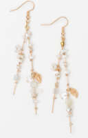 Load image into Gallery viewer, Dainty Wire Stone Earrings