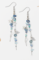 Load image into Gallery viewer, Dainty Wire Stone Earrings