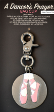 Load image into Gallery viewer, Dancer Prayer Backpack/ Purse Clip