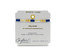 Load image into Gallery viewer, Dog Mom Tila Morse Code Bracelet