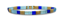 Load image into Gallery viewer, Down the Shore (DTS) Morse Code Tila Bracelet