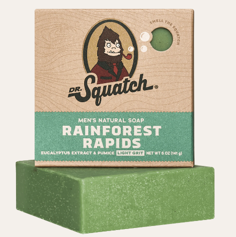 Dr. Squatch Rainforest Rapids 5oz Men's Natural Soap