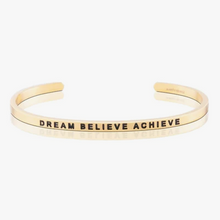 Load image into Gallery viewer, Dream, Believe, Achieve MantraBand Bracelet
