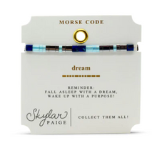 Load image into Gallery viewer, Dream Tila Morse Code Bracelet