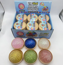 Load image into Gallery viewer, Medium Glitter Dumpling Squishy Toy