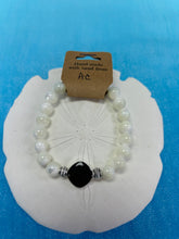 Load image into Gallery viewer, Natural Stone Bracelet with Beach Sand from Atlantic City, NJ