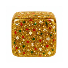 Load image into Gallery viewer, Holiday Sparkle Squishy Cube Toy- Goolala