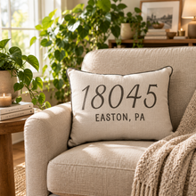 Load image into Gallery viewer, Easton, Pa 18045 Neutral Pillow