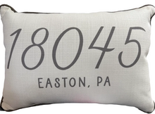 Load image into Gallery viewer, Easton, Pa 18045 Neutral Pillow