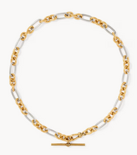 Load image into Gallery viewer, Embry Link Chain Vintage Mixed Metal Necklace