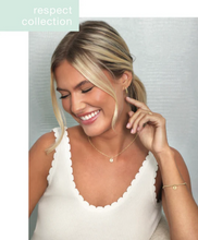 Load image into Gallery viewer, Enewton Initial 2mm Beaded Bracelets Respect Small Gold Disc