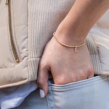 Load image into Gallery viewer, Enewton Classic Gold 2mm Bead Bracelet Respect Gold Charm E