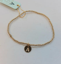 Load image into Gallery viewer, Enewton Initial 2mm Beaded Bracelets Respect Small Gold Disc
