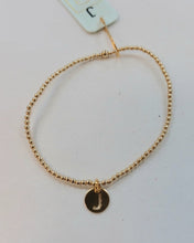 Load image into Gallery viewer, Enewton Initial 2mm Beaded Bracelets Respect Small Gold Disc