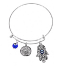 Load image into Gallery viewer, Evil Eye Bangle Bracelets