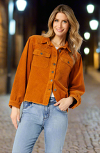 Load image into Gallery viewer, Brienne Corduroy Shacket/ Jacket
