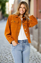 Load image into Gallery viewer, Brienne Corduroy Shacket/ Jacket