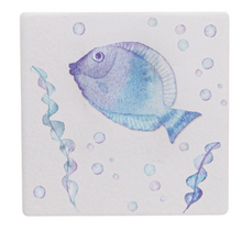 Load image into Gallery viewer, Coastal Sea Life Coaster Set of Four