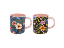 Load image into Gallery viewer, Floral Tea Mugs with Pockets