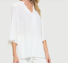 Load image into Gallery viewer, Flowy Bell Sleeve Gauze Tunic - made in the USA