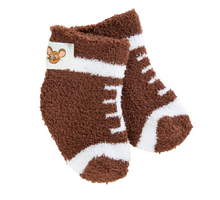 Load image into Gallery viewer, Football Snug Infant Cozy Crew Socks 0-12 Months