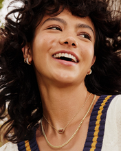 Load image into Gallery viewer, Kendra Scott Football Necklace In Orange Goldstone