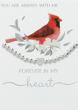 Load image into Gallery viewer, Forever In My Heart-Silver Plated Beaded Stretch Bracelet