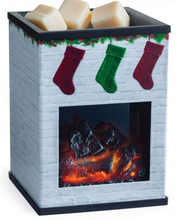 Load image into Gallery viewer, Illumination Fragrance Warmer- Holiday Fireplace