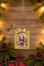 Load image into Gallery viewer, Framed Santa Portrait Ornaments Assorted