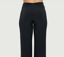 Load image into Gallery viewer, Front Slit Pants with Button Detail - Black
