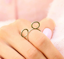 Load image into Gallery viewer, Mickey Silver Cutout Ring Size 8