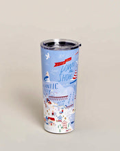 Load image into Gallery viewer, Down The Shore Stainless Steel Tumbler 22 oz.