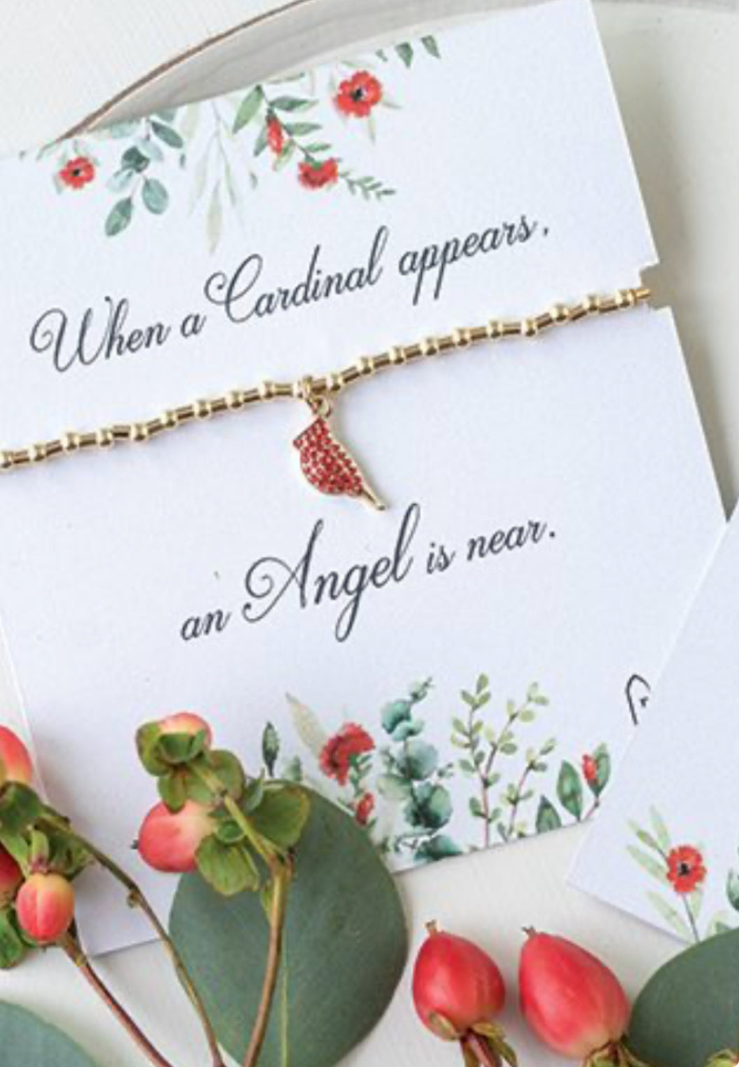 When a Cardinal Appears Bracelet