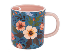 Load image into Gallery viewer, Floral Tea Mugs with Pockets