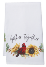 Load image into Gallery viewer, Autumn Cardinal Tea Towel