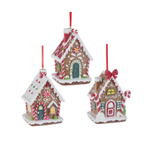 Load image into Gallery viewer, Gingerbread House Ornaments