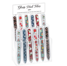 Load image into Gallery viewer, Holiday Glass Nail Files