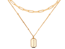 Load image into Gallery viewer, Gold Layering Initial Necklaces