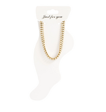 Load image into Gallery viewer, Stainless Steel Double Row Rhinestone Anklet