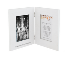 Load image into Gallery viewer, World's Best Grandparents Dual Frame 4 x 6 with Quote