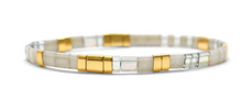 Load image into Gallery viewer, Gratitude Tila Morse Code Bracelet