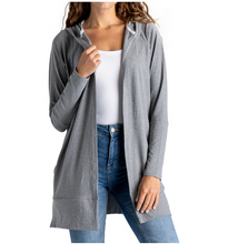 Load image into Gallery viewer, Gray Fitkicks Everywear Hoodie