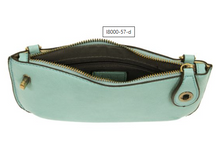 Load image into Gallery viewer, Hint of Mint Mini Crossbody/Wristlet/Clutch