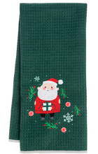 Load image into Gallery viewer, Holiday Dish Towels, Deer, Santa or Penguin