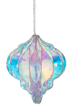 Load image into Gallery viewer, Honeycomb Color shift Holiday ShimmerOrnaments