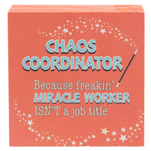 Load image into Gallery viewer, Humor Gift for Mom Block Talk