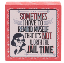 Load image into Gallery viewer, Humor Gift for Mom Block Talk