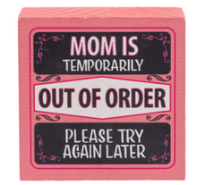 Load image into Gallery viewer, Humor Gift for Mom Block Talk